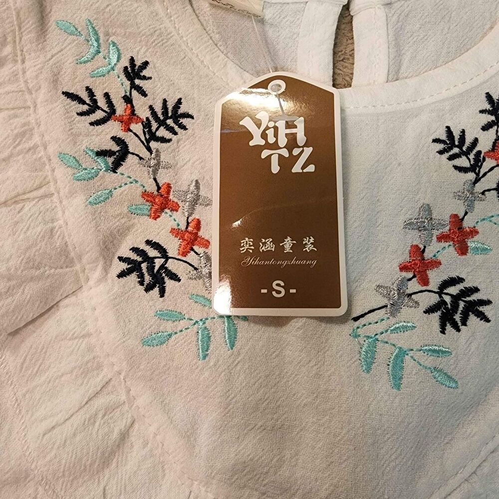 GIRLS SIZE 4 / 5 2pc SHIRT & SHORT Set Size Small Knot Shorts, Matching Set NEW - Picture 5 of 8